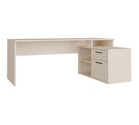 Bureau d'angle - TEZAUR - Beige - 200 x 121,8 x 75,7 cm