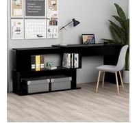 Bureau d'angle - VIDAXL - Noir - 200x50x76 cm - Aggloméré - Design contemporain