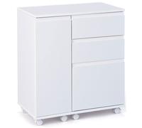 Inter Link Bureau LAPTOP OFFICE Blanc MDF