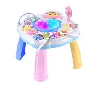 Bureau d'apprentissage interactif - Table d'activité éducative ABS avec couleurs et chiffres, outil d'étude de la petite enfance, soutien à la motricité créative | Plateforme de jeu pour le développem