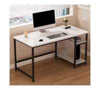 Bureau de bureau compact gris avec rangement multicouche, 100,1 x 50 cm, idéal pour la maison et le bureau, économiseur d'espace efficace pour la nization et un usage quotidien, design moderne