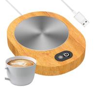 Bureau de café - Grain de Chauffage USB Tasse de Chauffage, 55-65 ° C Assiette de Chauffage Intelligente | Mug Chauffeur pour Les Boissons Chaudes, Poste de Travail de Bureau, Configuration du Bureau