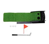 Bureau de Golf de Bureau Green Kit Mini Portable Office Office Gift Practice Training Mat avec 1 Stylo Putter