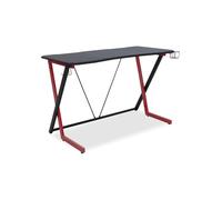 Bureau de jeu ergonomique Urban Factory 120 x 60 x 75 cm - Finition carbone - Épaisseur 18 mm - Cro