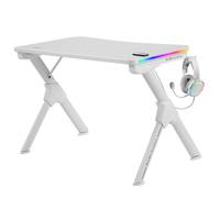 Bureau De Jeu Mars Gaming Mgd Rgb Blanc Blanc