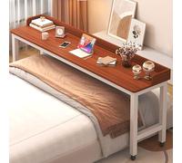 Bureau de lit à roulettes - Chariot mobile pour ordinateur portable pour travailler et étudier à la maison, au lit ou sur le canapé