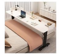 Bureau de lit réglable avec roulettes - Table d'ordinateur réglable en hauteur pour travailler ou étudier confortablement au lit