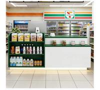 Bureau de réception à DEL avec tiroir verrouillable et étagères de rangement réglable de 99,1 à 160 cm, bureau moderne pour salon, bureau, hall de vente au détail, zone de réception - 150 x 61 x 89 cm