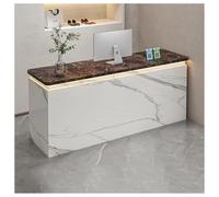 Bureau de réception à tiroirs verrouillables - Peu encombrant - Pour salon et bureau - Grande taille (150 cm) - Design moderne avec solutions de rangement