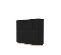 Bureau de réception avec comptoir - Bureau d'entrée amélioré pour salon de beauté, spa, clinique de soins de la peau, finition blanche (noir) - 1500 x 600 x 1000 mm (59 x 24 x 39)