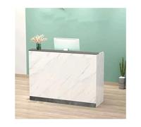 Bureau de réception avec rangement - Mobilier de bureau moderne pour espaces de travail et salons contemporains