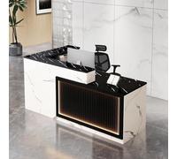 Bureau de réception avec tiroir - Bureau moderne pour espaces esthétiques, hôtels, magasins de vêtements, boulangeries - B Right 160 x 60 x 100 cm