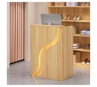 Bureau de réception avec tiroir verrouillable 60 cm Comptoir moderne pour salon de beauté, bureau, hall d'entrée et magasin - Élégant bancone Negozio pour un usage professionnel