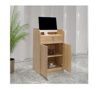 Bureau de réception avec tiroir verrouillable pour bureau, salon, magasin, design compact L 60/80 cm (E L 80 cm) moderne et fonctionnel