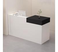 Bureau de réception avec tiroirs verrouillables et armoires de rangement, style art moderne, convient pour les zones de réception, les halls et les magasins