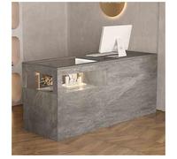 Bureau de réception avec tiroirs verrouillables, table de comptoir avant pour le commerce de détail et le hall de bureau