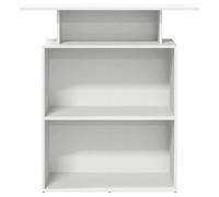 Bureau de réception BURKE, Blanc Table à écrire - 1 PERSONNE - Blanc 100x40x104 cm - Bois d'ingénierie BB722