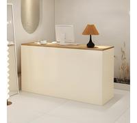 Bureau de réception compact avec tiroir verrouillable - Parfait pour les magasins de détail et les magasins, solutions de comptoir avant élégantes pour une meilleure expérience client