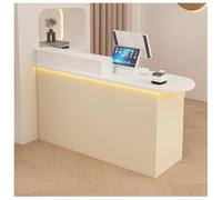 Bureau de réception compact avec tiroirs verrouillables - Matériel robuste - Glissières SilentGlide - Comptoir durable pour bureau ou zone de réception (A1 60 x 50 x 100 cm)