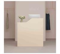 Bureau de réception compact pour bureau et salon - Comptoir d'enregistrement moderne et élégant pour marchés, dépanneurs et hôtels (99,8 x 39,9 x 95 cm)