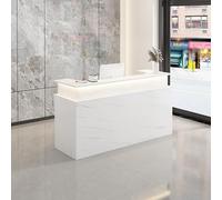 Bureau de réception compact - Solution de paiement durable pour les bureaux, les salons et les espaces de vente au détail - Design efficace pour une meilleure expérience client