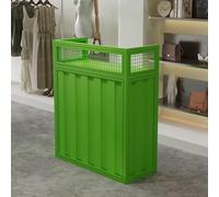 Bureau de réception, comptoir avant avec tiroir verrouillable, ordinateur compact minimaliste en fer pour magasin de vêtements, salon de beauté, hall