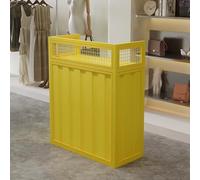 Bureau de réception, comptoir avant avec tiroir verrouillable, ordinateur compact minimaliste en fer pour magasin de vêtements, salon de beauté, hall