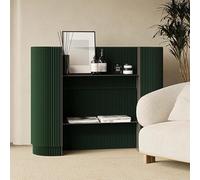 Bureau de réception, comptoir de vente au détail, support de caisse portable incurvé pour petits espaces, table de réception pour salons d'artisanat, magasin, hôtel, hall