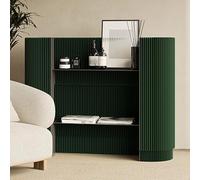 Bureau de réception, comptoir portable avec 2 étagères mobiles, support de caisse pliable, affichage moderne pour hôtel, bureau, bar, magasin