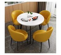 Bureau de réception de bureau, table ronde, salon, cuisine, table à manger, design moderne, table de loisirs, bureau, salon, hôtel, café, magasin de desserts, bibliothèque (couleur : B) (A)