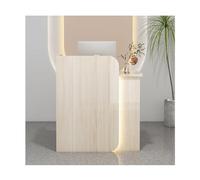 Bureau de réception élégant en bois avec tiroirs - Mobilier de bureau compact de 60 cm pour salons et magasins de détail, solution de réception moderne pour une meilleure expérience client