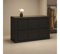 Bureau de réception élégant et moderne - Table d'entrée compacte pour bureau, salon et zones de réception - Comptoir élégant pour un service client amélioré et une apparence professionnelle