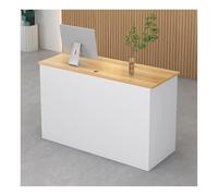 Bureau de réception élégant - Table de comptoir de 80 cm pour magasins de vêtements, salons de beauté, hôtels et paiements - Meuble d'affichage polyvalent pour les espaces modernes