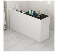 Bureau de réception en bois pour salon de beauté et bureau | Comptoir de réception élégant | Parfait pour les salons de coiffure, les magasins de marché et les environnements commerciaux | et