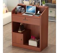 Bureau de réception et comptoir de caisse - Table de secrétaire élégante et poste de travail informatique pour bureau, salon et restaurant