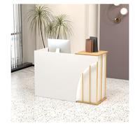 Bureau de réception moderne à LED avec tiroir verrouillable, mobilier élégant pour bureau, salon, hôtel, supermarché - Design élégant pour une expérience client améliorée