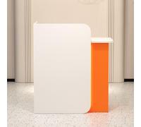 Bureau de réception moderne à LED avec tiroirs verrouillables pour salon de beauté, bureau, meuble de réception, hall d'hôtel et solution moderne de zone de réception.