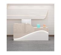 Bureau de réception moderne à LED - Comptoir élégant pour salons, bureaux, halls et zones de réception - Design fonctionnel et contemporain pour une expérience client améliorée