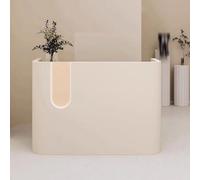 Bureau de réception moderne avec clapier - Bureau de secrétaire debout élégant pour salon et petit bar, comptoir idéal pour les zones de réception, design peu encombrant