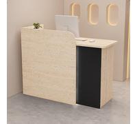 Bureau de réception moderne avec comptoir, grande table de bureau pour salon de beauté, armoire d'ordinateur, support de caisse, support de caisse enregistreuse, comptoir de bar