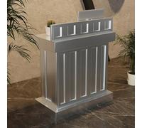 Bureau de réception moderne avec comptoir - Petite caisse et comptoir de caisse pour espaces limités, table de réception élégante