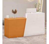 Bureau de réception moderne avec comptoir Sto Chut pour salon boutique café - Résistant aux rayures Assemblage facile Design fonctionnel et chic