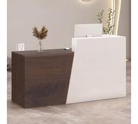 Bureau de réception moderne avec comptoir Sto Chut pour salon boutique et café - Résistant aux rayures Facile à assembler Design pour une utilisation professionnelle