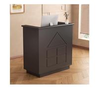 Bureau de réception moderne avec comptoir - Table de caisse élégante pour salon, bureau, magasin, clinique et hall - Table avant de 99,8 cm pour une meilleure expérience client