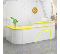 Bureau de réception moderne avec éclairage intégré pour une expérience client améliorée