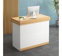 Bureau de réception moderne avec support de caisse enregistreuse idéal pour la maison, les spas, les halls et les magasins de vêtements