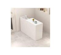 Bureau de réception moderne avec tiroirs verrouillables, blanc, 90 cm, élégant comptoir pour affaires, café, restauration, hall de service à la clientèle, mobilier de bureau