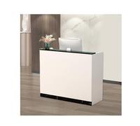Bureau de réception moderne - Comptoir compact pour bureaux, vente au détail et cliniques, mobilier élégant pour magasins, halls et usage domestique (B L 100 cm)