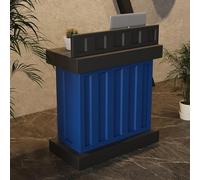 Bureau de réception moderne - Comptoir de bar élégant pour salons de beauté, coiffeurs et spas - Meuble de réception élégant 100 x 50 x 100 cm - Parfait pour bancone Cassa et bar
