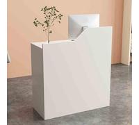 Bureau de réception moderne de 100 cm avec comptoir verrouillable Der Retail Chut Counter Caissier Table avec Stat de casier Ders Office pour les zones de réception et les entreprises